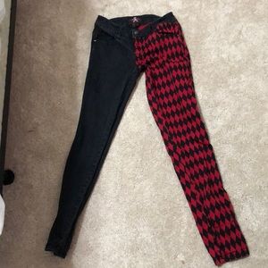 Royal Bones two color jeans
